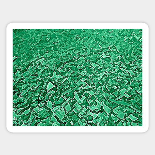 Emerald green  pebbles vector Magnet by stevepaint